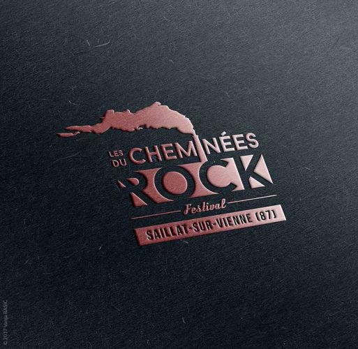Logo pour le festival de musique Les Cheminées du Rock